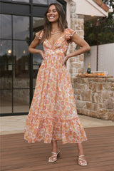 Starting Over Maxi Dress Orange