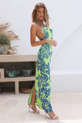 Island Getaway Maxi Dress Green