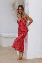 Frangipani Dreams Maxi Dress Pink