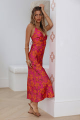 Frangipani Dreams Maxi Dress Pink