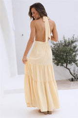 Sun Glare Maxi Dress Yellow
