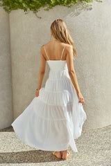 Delaney Maxi Dress White