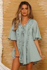 Pelican Paradise Dress Sage