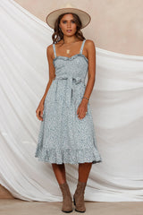 Zimmer Midi Dress Blue