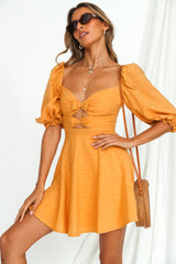 Riviera Dress Sunset Orange