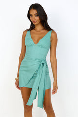 Coral Reefs Dress Sage