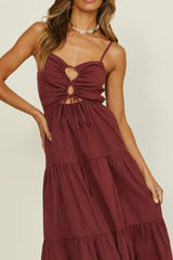 We Are Here Maxi Dress Brown