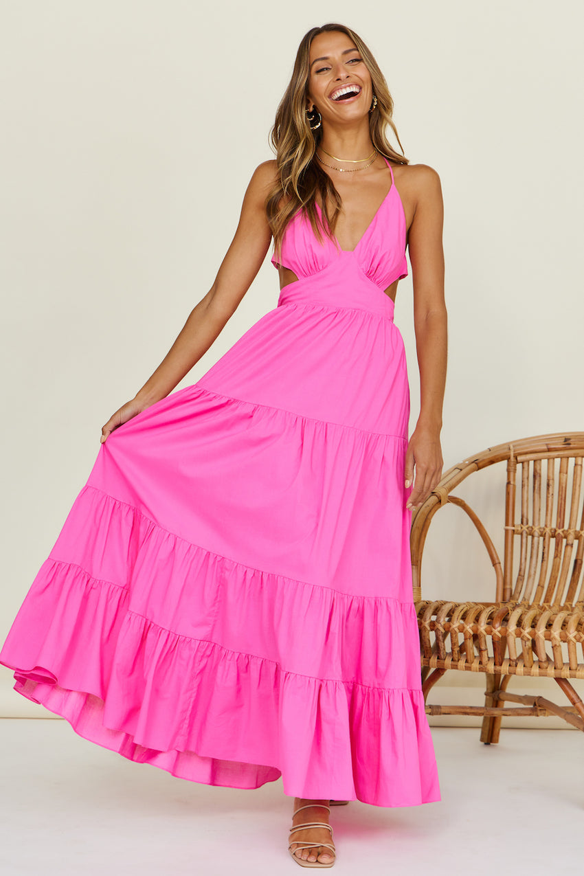 Sweet Like Sugar Maxi Dress Pink