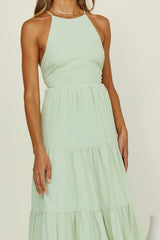 Take A Second Maxi Dress Green