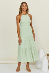 Take A Second Maxi Dress Green