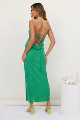 Thinking Of Dusk Maxi Dress Green