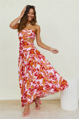 Sun Drenched Maxi Dress Pink