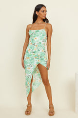 Under The Clouds Midi Dress Green