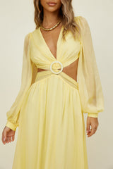 Celsius Maxi Dress Yellow