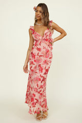 West Coast Drive Maxi Dress Pink