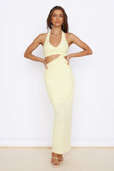 New Found Purpose Maxi Dress Yellow