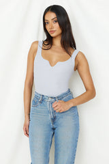 Diamond Sky Bodysuit Grey