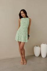 Summer Secrets Mini Dress Green