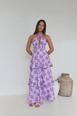 Lover And Dreamer Halter Maxi Dress Lilac