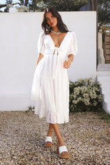 Dollette Maxi Dress White