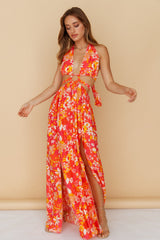 Make It Mine Maxi Dress Orange