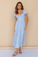 Serendipitous Moments Maxi Dress Blue