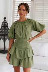 Carmal Dress Olive