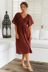 Summertime Lover Maxi Dress Brown