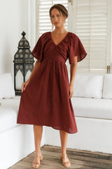 Summertime Lover Maxi Dress Brown