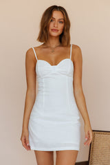 Bubbly Dress White