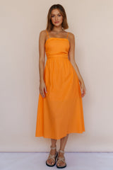 Kahlua Maxi Dress Orange