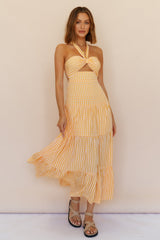Words Of Glory Maxi Dress Orange