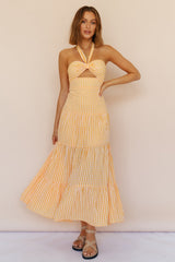 Words Of Glory Maxi Dress Orange