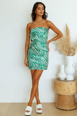 Roaring Hearts Dress Green