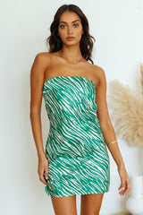 Roaring Hearts Dress Green
