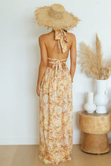 Hold Me Close Maxi Dress Yellow