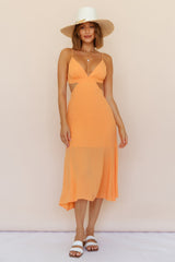 Full Of Life Maxi Dress Orange