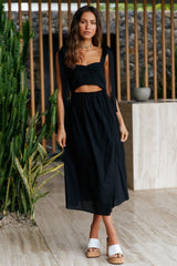 Lost In The Dream Maxi Dress Black