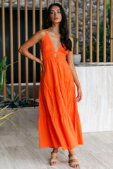 Freedom Within Maxi Dress Orange