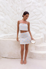Moonlight Bay Crop Top Blue