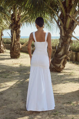 RUNAWAY THE LABEL Carly Maxi Dress White