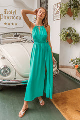 I'm So In Maxi Dress Green