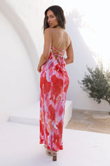 Moonlight Bloom Midi Dress Pink
