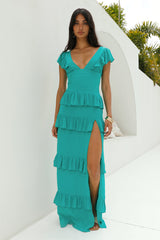 Friendship Gardens Maxi Dress Green