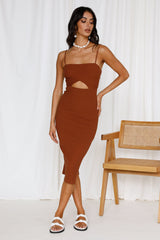 After The Rain Maxi Dress Brown