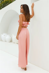 Coral Cove Satin Pants Orange