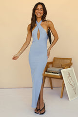 First Love Story Maxi Dress Blue