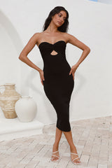 SNDYS Maia Midi Dress Black