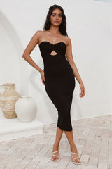 SNDYS Maia Midi Dress Black