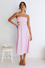 Left Of Field Maxi Dress Lilac